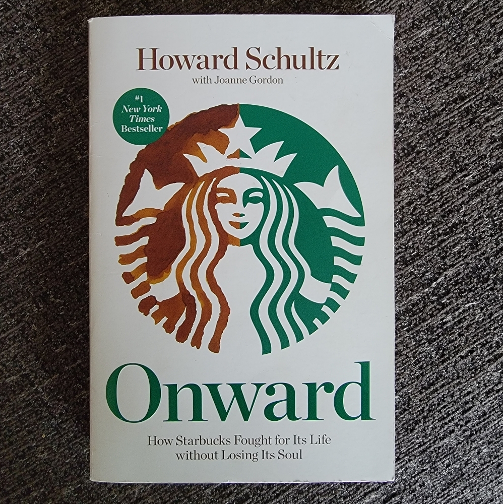 Starbucks Onward Coffee Table Book - Green and Brown on White